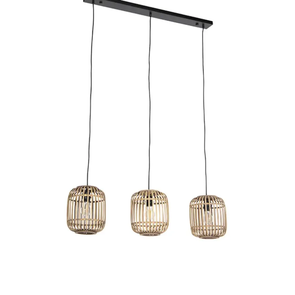 Qazqa hanglamp manila beige e27