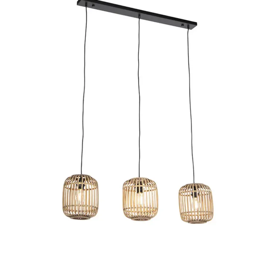 Qazqa hanglamp manila beige e27