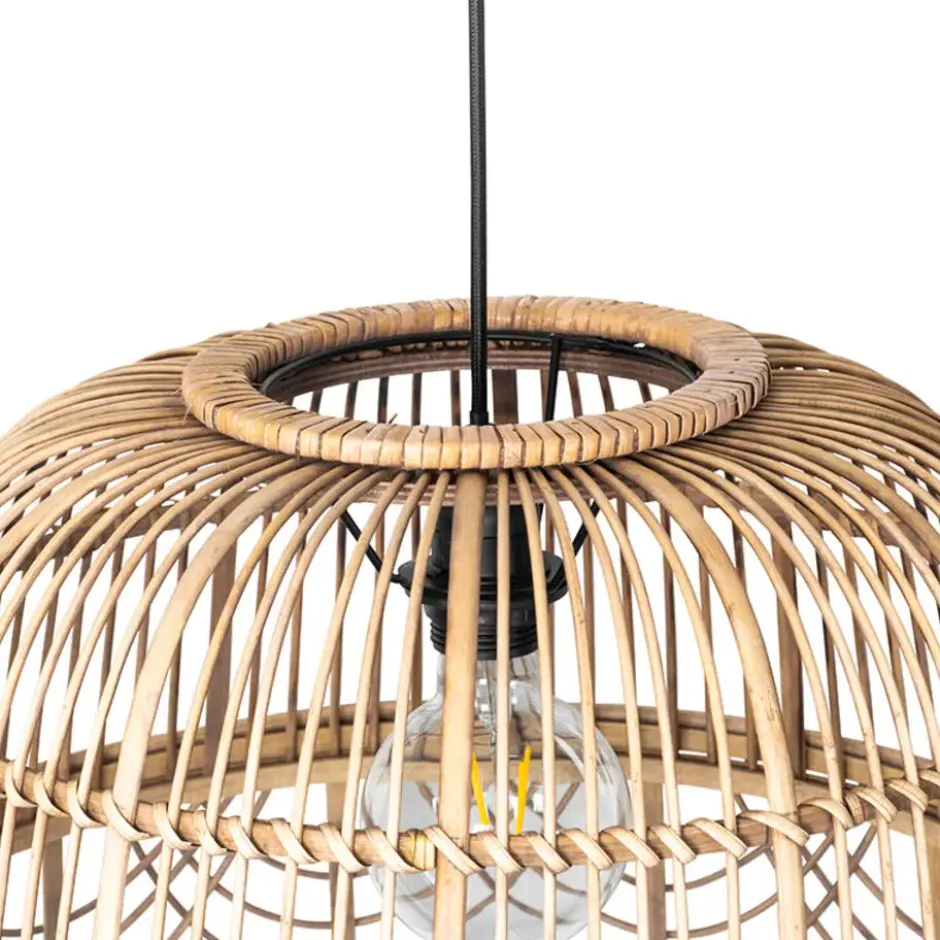 Qazqa hanglamp michelle bruin e27