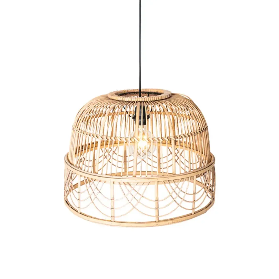 Qazqa hanglamp michelle bruin e27