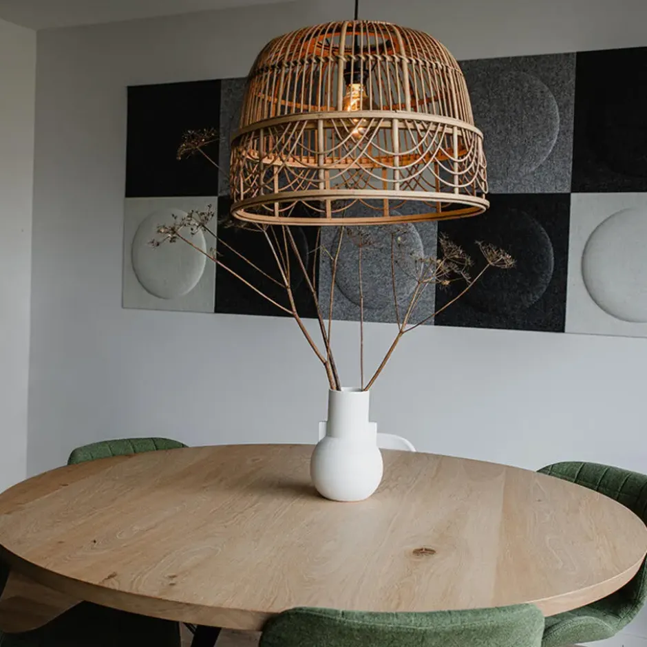 Qazqa hanglamp michelle bruin e27