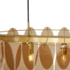 Qazqa hanglamp mochan goudkleurig e14