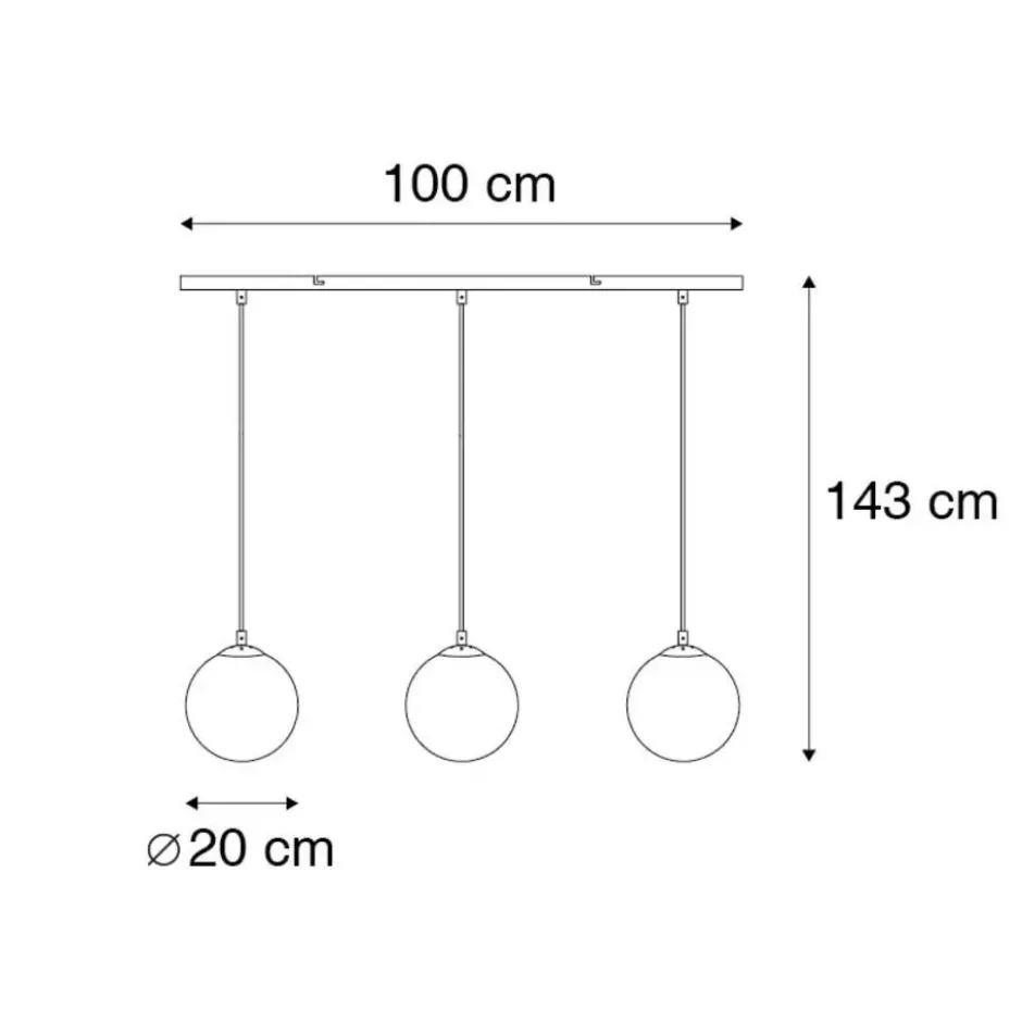 Qazqa hanglamp pallon roze e27