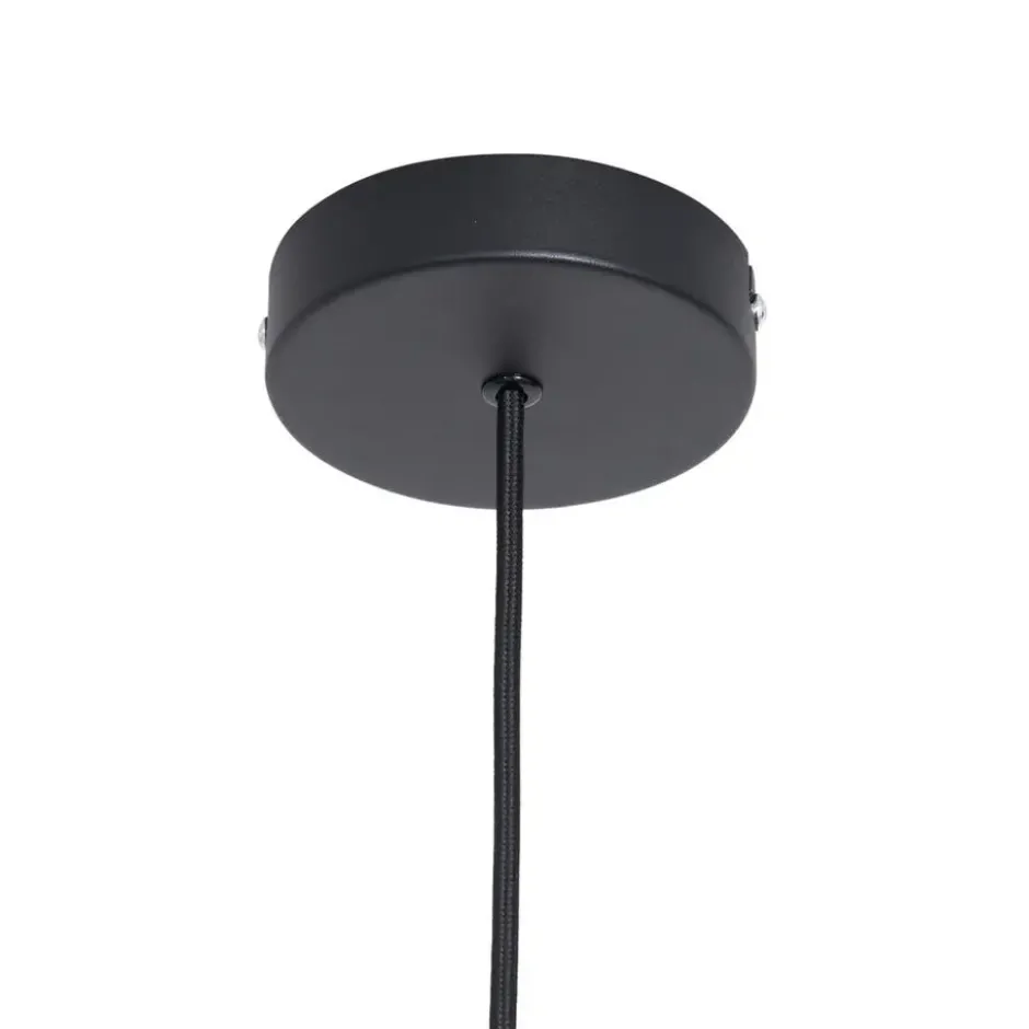 Qazqa hanglamp plu bruin e27