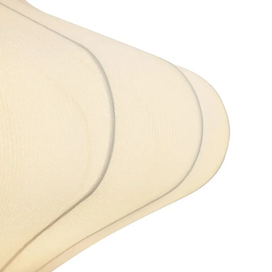 Qazqa hanglamp plu crème e27