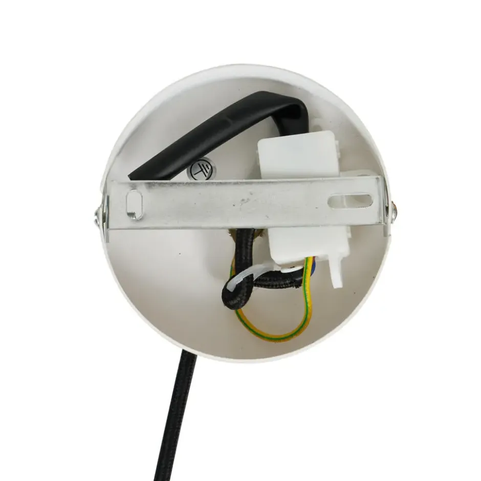 Qazqa hanglamp plu crème e27