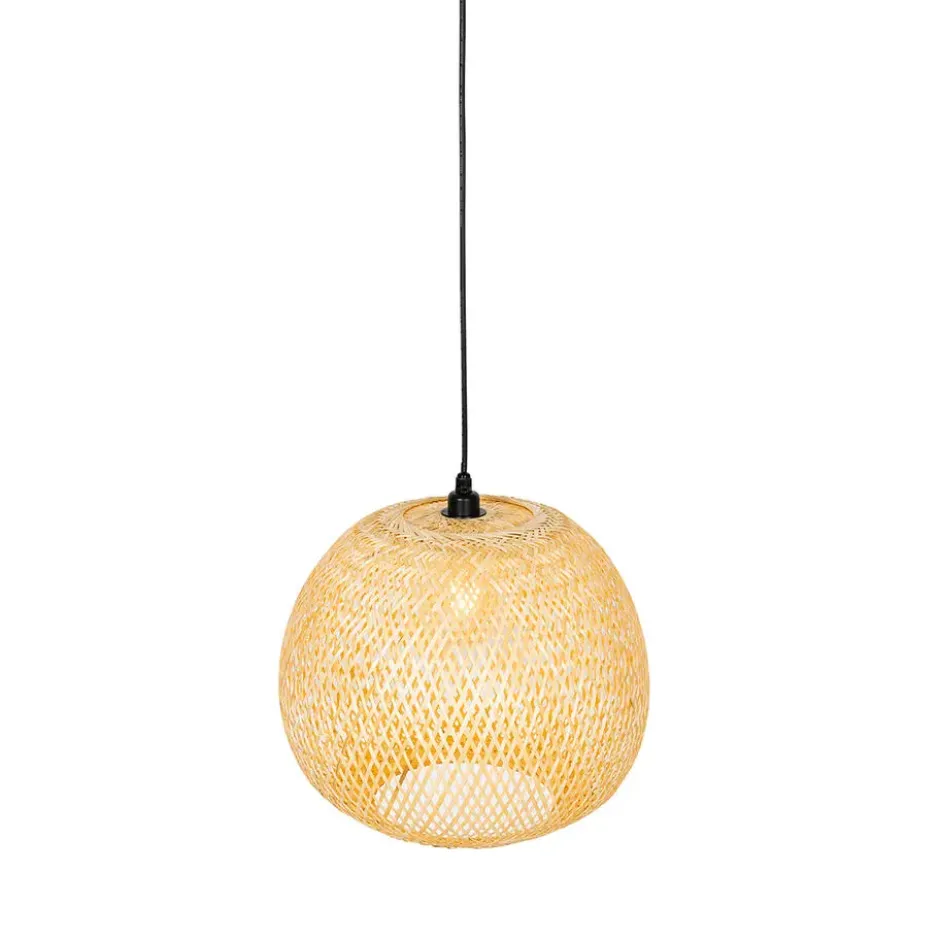 Qazqa hanglamp rafael beige e27