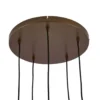 Qazqa hanglamp stavelot bronskleurig e27