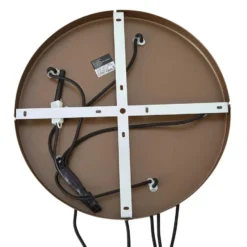 Qazqa hanglamp stavelot bronskleurig e27