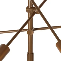 Qazqa hanglamp sydney bronskleurig e27