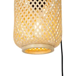 Qazqa hanglamp yvonne beige e27