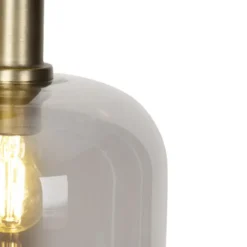 Qazqa hanglamp zuzanna goudkleurig e27