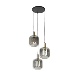 Qazqa hanglamp zuzanna goudkleurig e27