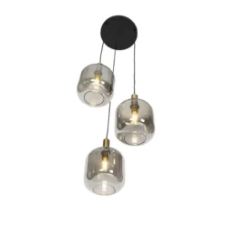 Qazqa hanglamp zuzanna goudkleurig e27