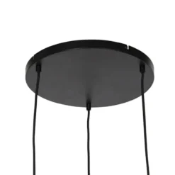 Qazqa hanglamp zuzanna grijs e27