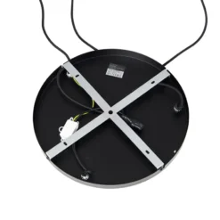 Qazqa hanglamp zuzanna grijs e27