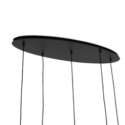 Qazqa hanglamp zuzanna grijs e27