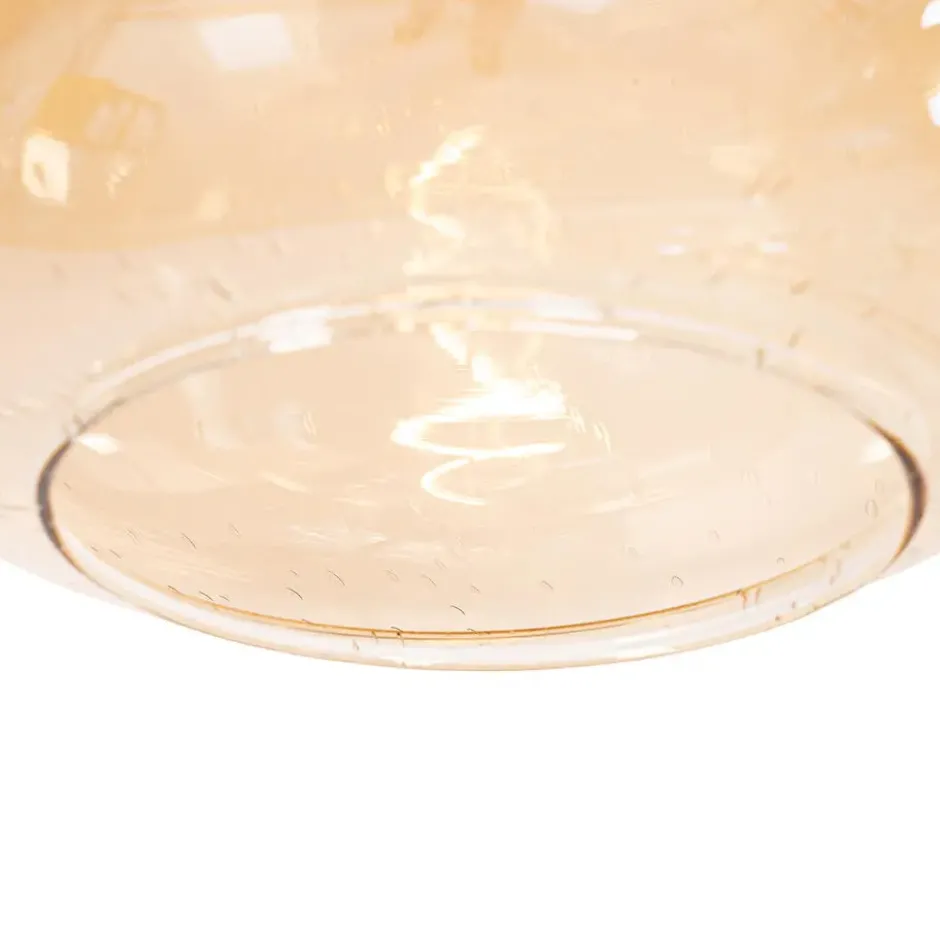 Qazqa hanglamp zuzanna oranje e27