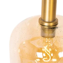 Qazqa hanglamp zuzanna oranje e27