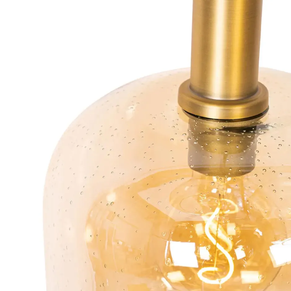 Qazqa hanglamp zuzanna oranje e27