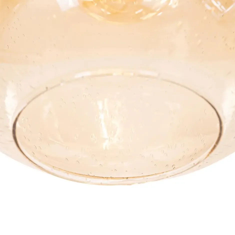 Qazqa hanglamp zuzanna oranje e27