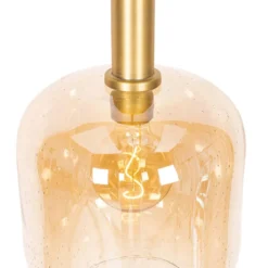 Qazqa hanglamp zuzanna oranje e27