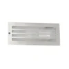 Qazqa inbouw wandlamp hurricane zilverkleurig e27