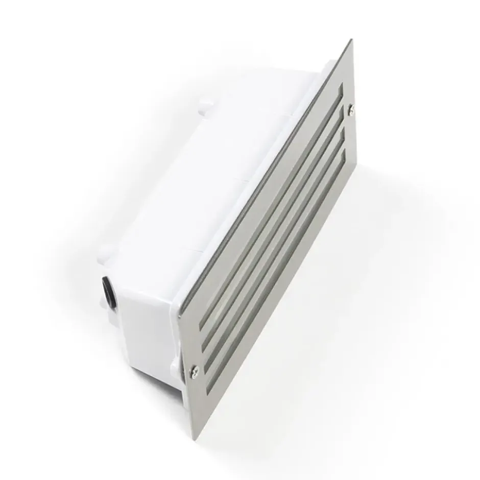 Qazqa inbouw wandlamp hurricane zilverkleurig e27