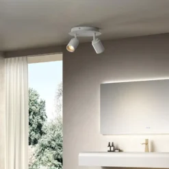 Qazqa ip44-spotlights ducha wit gu10