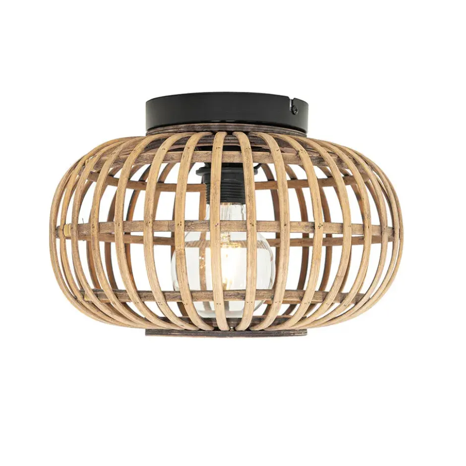 Qazqa plafondlamp amira beige e27