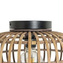 Qazqa plafondlamp amira beige e27