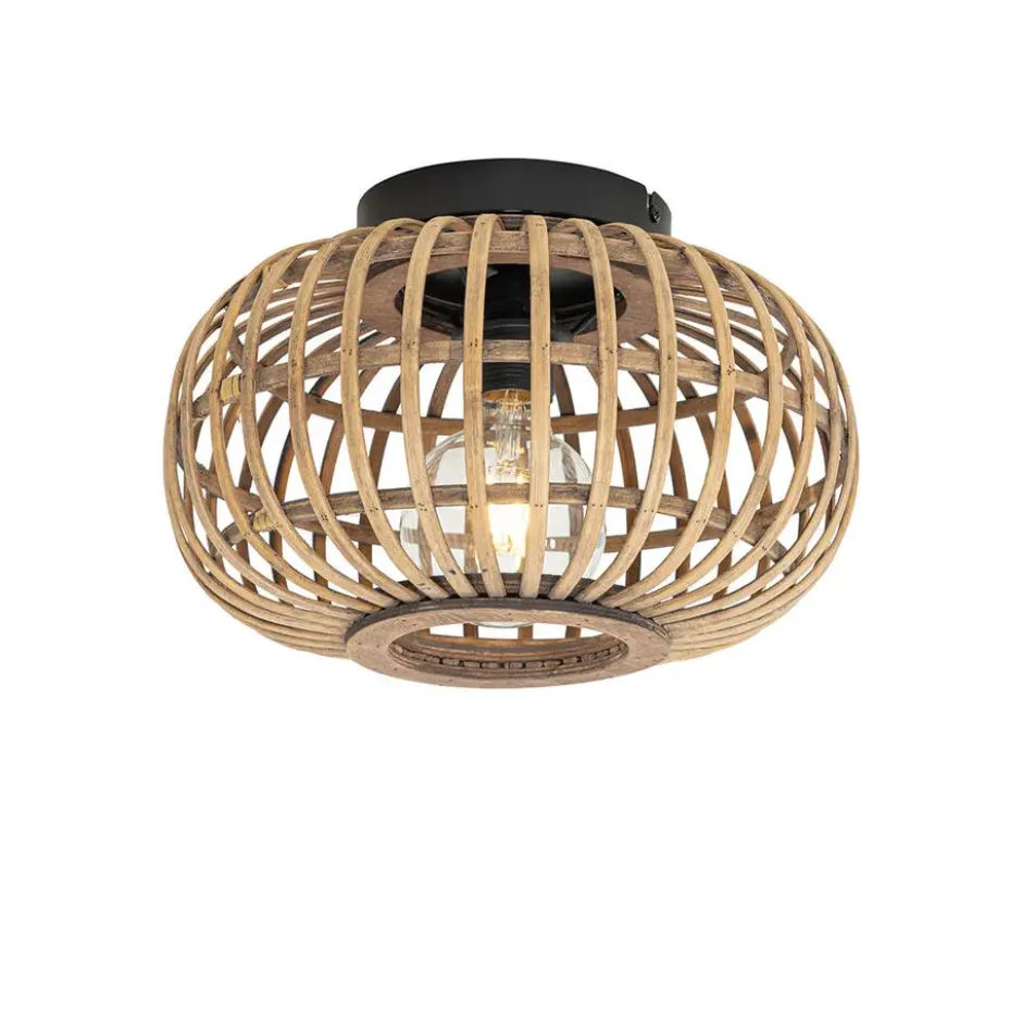 Qazqa plafondlamp amira beige e27