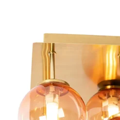 Qazqa plafondlamp athens roze g9