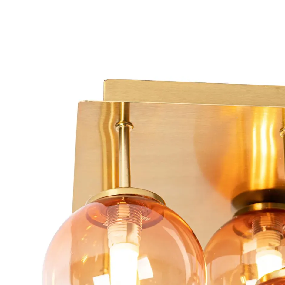 Qazqa plafondlamp athens roze g9