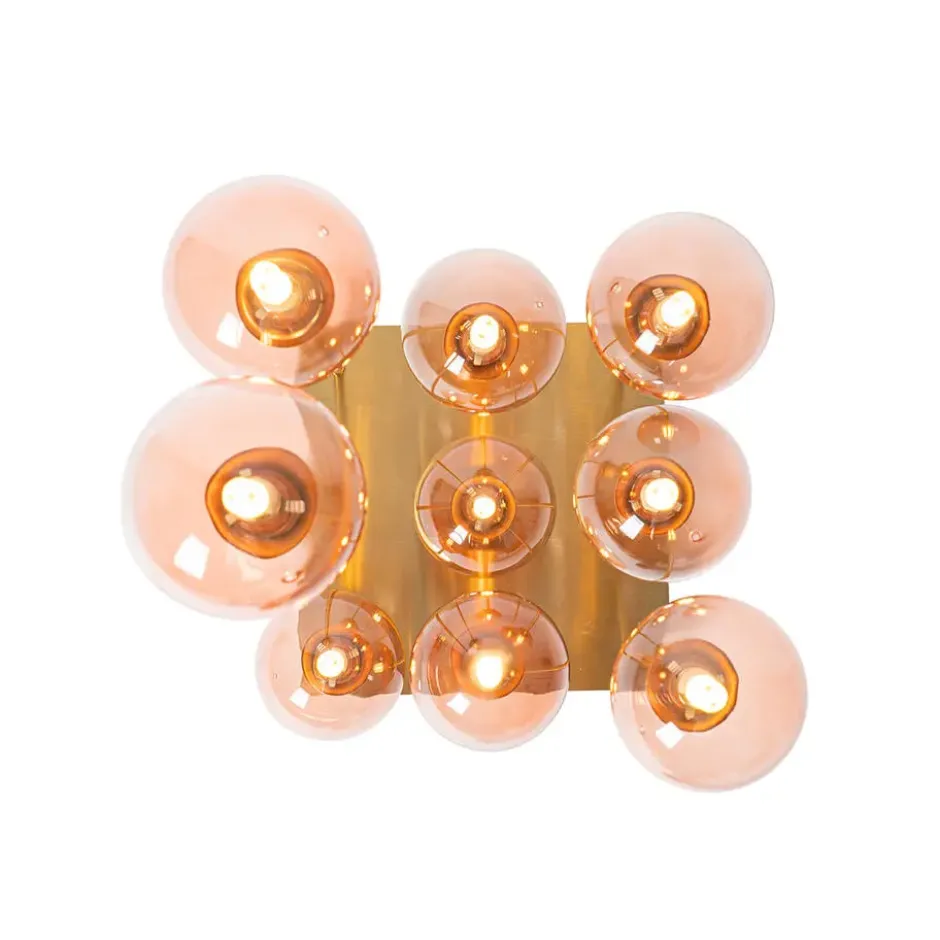 Qazqa plafondlamp athens roze g9