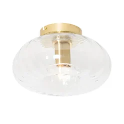 Qazqa plafondlamp ayesha goudkleurig e27