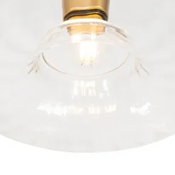 Qazqa plafondlamp ayesha goudkleurig e27