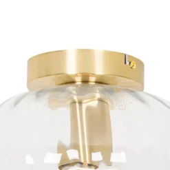Qazqa plafondlamp ayesha goudkleurig e27