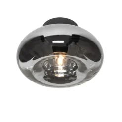Qazqa plafondlamp ayesha zwart e27
