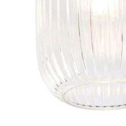 Qazqa plafondlamp banci goudkleurig e27