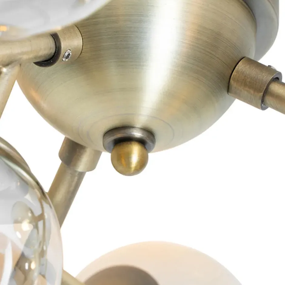 Qazqa plafondlamp bianca bronskleurig g9
