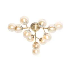 Qazqa plafondlamp bianca bronskleurig g9