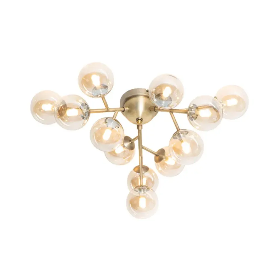 Qazqa plafondlamp bianca bronskleurig g9