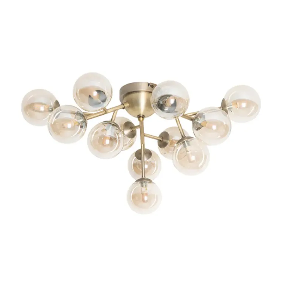 Qazqa plafondlamp bianca bronskleurig g9