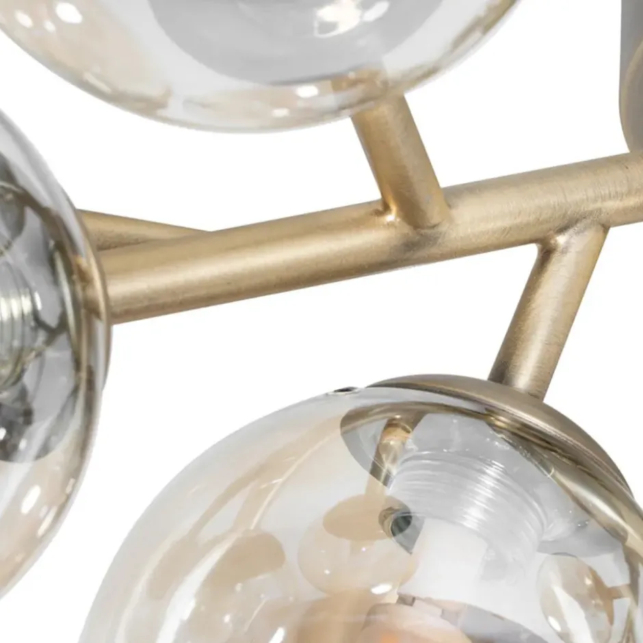 Qazqa plafondlamp bianca bronskleurig g9