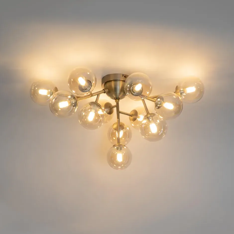 Qazqa plafondlamp bianca bronskleurig g9