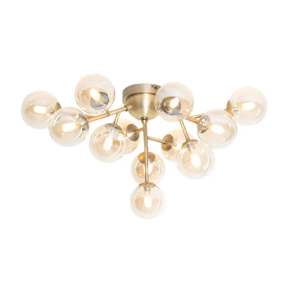Qazqa plafondlamp bianca bronskleurig g9
