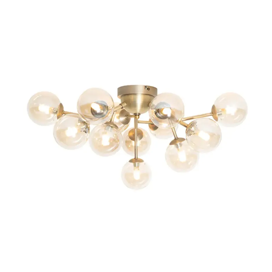 Qazqa plafondlamp bianca bronskleurig g9