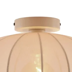 Qazqa plafondlamp bida beige e27