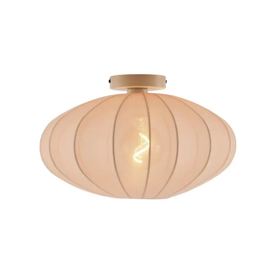 Qazqa plafondlamp bida beige e27